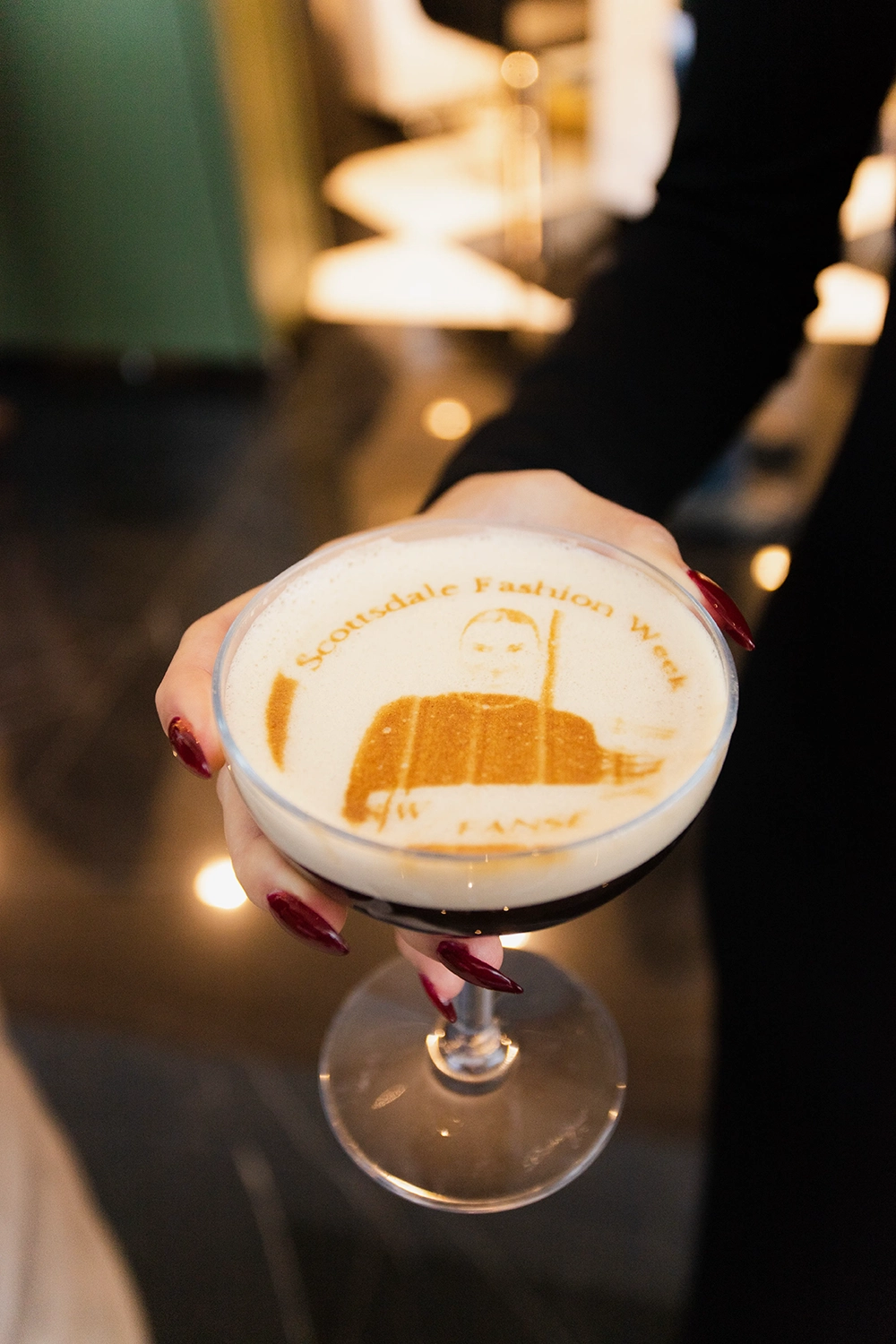 Custom printed drinks