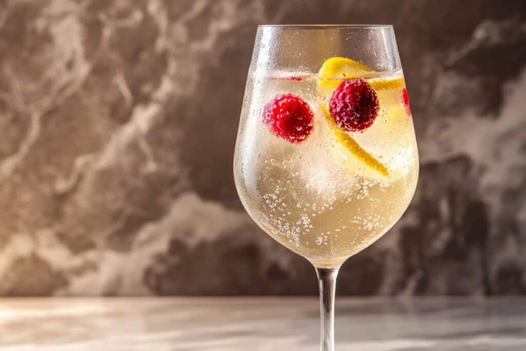 White Wine Raspberry Spritzer