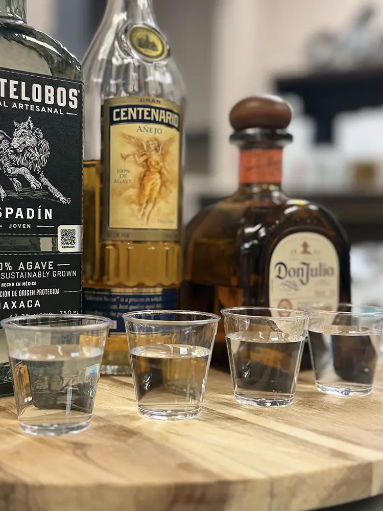 tequila tasting station