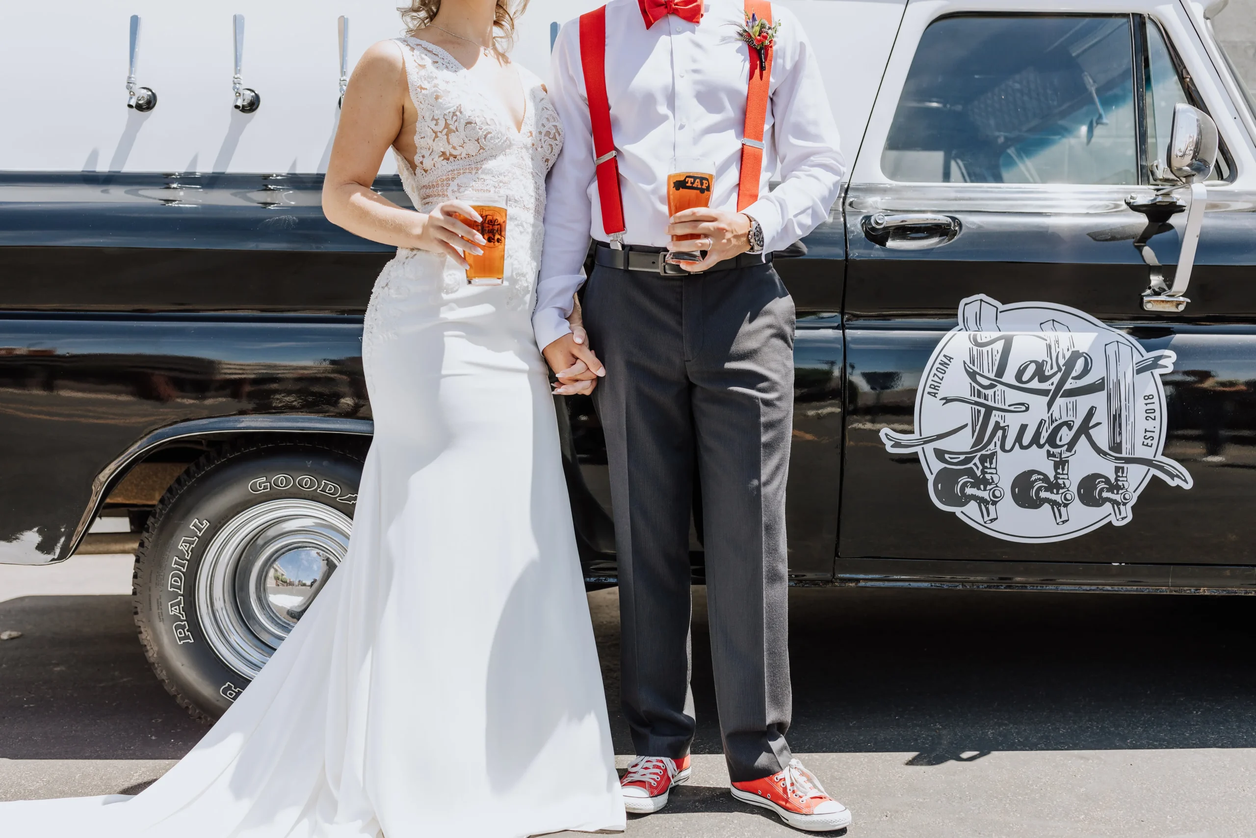 tap truck rental at wedding