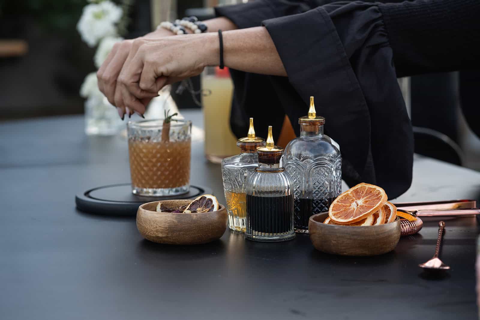interactive cocktail bar experience
